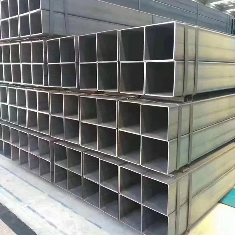 Lurus Slit Black Rectangular Tube